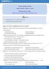 Đề thi học kì 1 Lịch sử và Địa lí 9 KNTT - Đề số 3